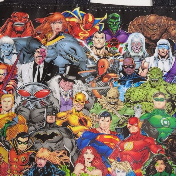 Disney Marvel Comic Book Characters Detailed Tote Bag NEW - Picture 6 of 12